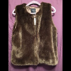 BNWT Faux Fur Vest